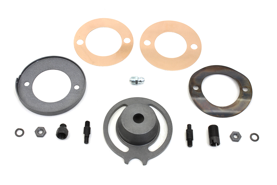 Parkerized Front Brake Plate Cover Kit for WL 1930-1952