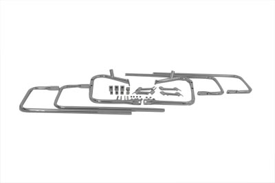 Chrome FLHT & FLHR 1997-2008 Saddlebag Guard Kit