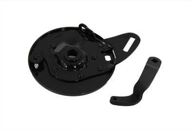 Rear Brake Plate Black for Harley WL 1937-1952