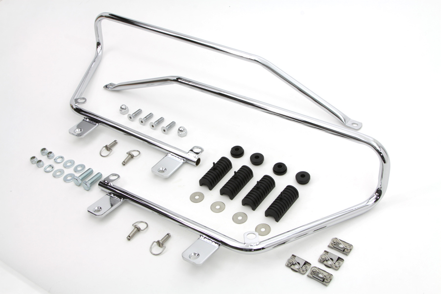 FXST 1986-UP Wyatt Gatling Saddlebag Brackets and Stud Kit
