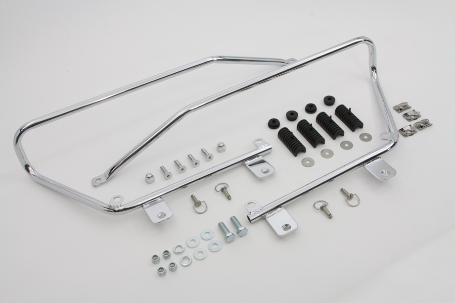 FXST 1986-UP Wyatt Gatling Saddlebag Brackets and Stud Kit