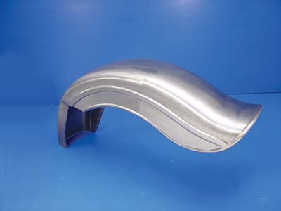 Rear Fender Bobbed w/ Left Cutout 7.25 in. Wide for Harley Rigid