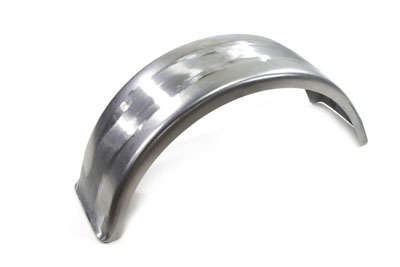 Flat 9 in. Bobbed Raw Rear Fender for Harley & Customs