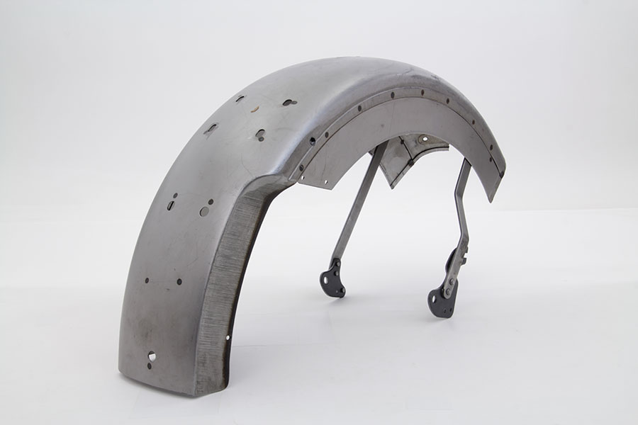 Raw EL 1936-1946 & U 1937-1948 Rigid Rear Fender Assembly