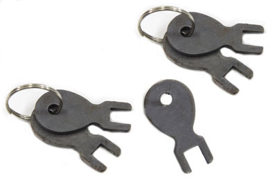 Tool Box Key Set for Oval Toolboxes - 5 Pack