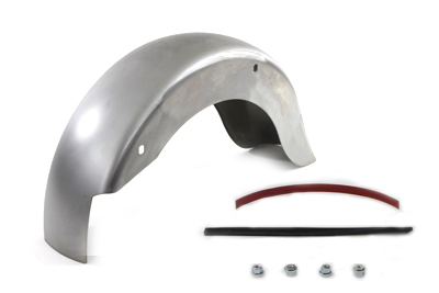 Rear 7 in. Fender Smooth Raw for FLT 1991-2008 Harley Touring