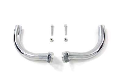 Chrome Saddlebag Eliminator Support Brackets for FLT 1997-UP