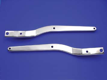 Chrome Replica Rear Fender Strut Set for FXE 1973-84 Harley