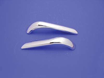Chrome Rear Fender Trim Stripe Set for FL 1949-1957 Harley