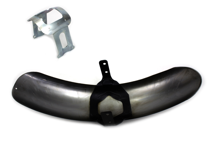 Raw Rounded Glide Front Fender for 1980-UP FLT