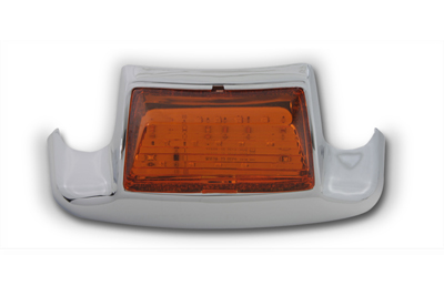 Rear Fender Tip w/ LED Amber Lens for FLT 1999-08 Harley Touring