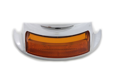 Rear Fender Tip w/ LED Amber Lens for FLT 2009-10 Harley