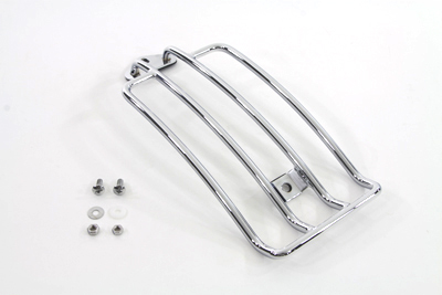 Chrome Luggage Rack Fender Mounted for 2006-UP Harley Big Twins