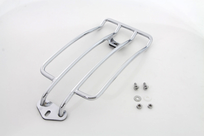 Chrome Luggage Rack Fender Mounted for 2006-UP Harley Big Twins