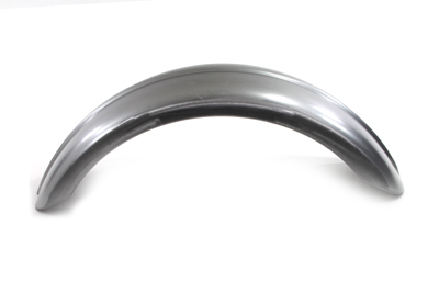 Raw Round Profile 8 in. Ribbed Rear Fender for Harley & Customs