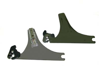 Sissy Bar Detachable Side Plates for 2000-UP Harley FXST FLST