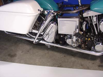 Chrome Right Side Tool Box Kit for 1977-1984 FXE-FLH Big Twins