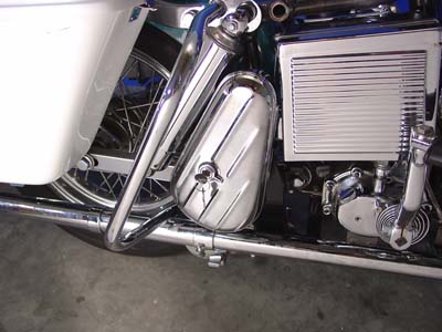 Chrome Right Side Tool Box Kit for 1977-1984 FXE-FLH Big Twins