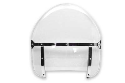 Clear Replica Windshield Assembly for FL 1949-1959 Harley Big Twin