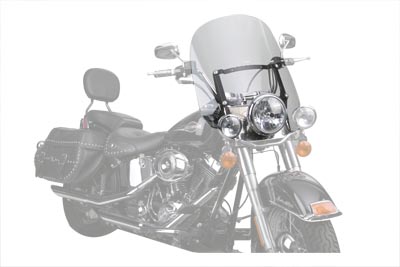 Clear Spartan Quick Release Windshield for FLST 1986-UP Harley