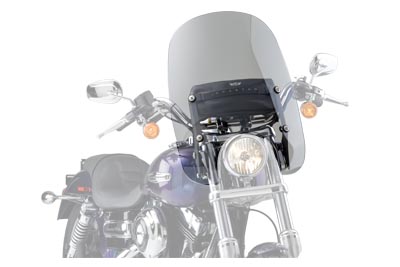 Spartan Quick Release Clear Windshield for FXD 2006-UP Harley