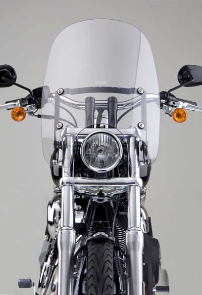 Spartan Quick Release Clear Windshield for FXD 2006-UP Harley