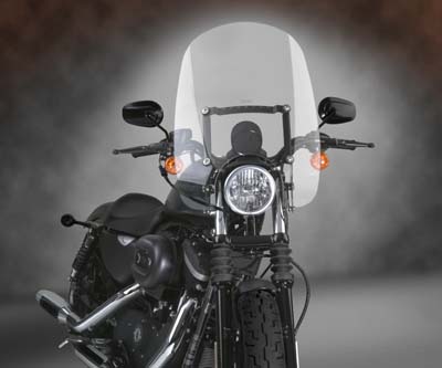 Spartan Quick Release Clear Windshield for XL 1996-2010 Harley