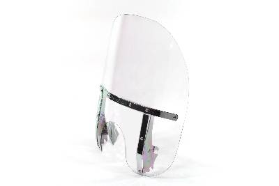 Clear 2-Up Switchblade Detachable Windshield for 41MM WIDE GLIDE FORKS
