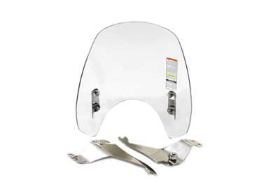 Switchblade Detachable Clear Windshield for FLST 1986-UP Softail