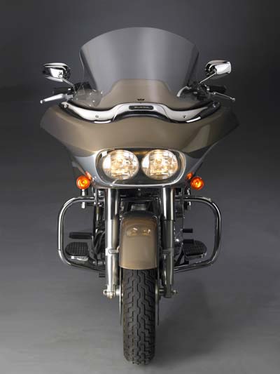 Clear V-Stream 18 in. Tall Windshield for FLTR 1998-2010 Harley