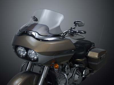 Clear Wave 10 in. Tall Windscreen for FLTR 1998-2010 Harley