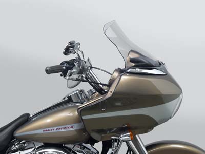 Clear Wave 10 in. Tall Windscreen for FLTR 1998-2010 Harley