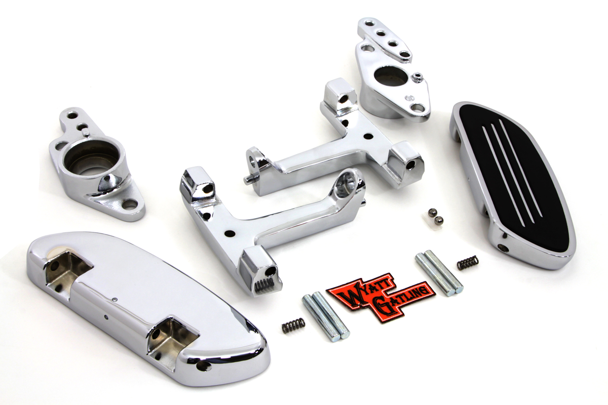 FLT 1982-2006 Passenger Footboard Set with Swingarm Mount Kit