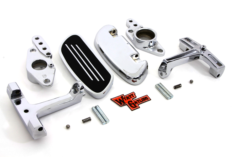 FLT 1982-2006 Passenger Footboard Set with Swingarm Mount Kit