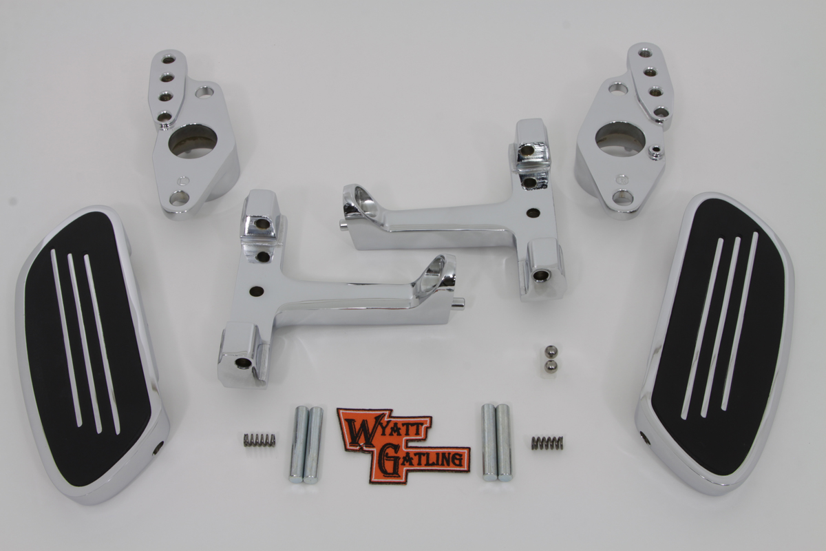 FLT 1982-2006 Passenger Footboard Set with Swingarm Mount Kit