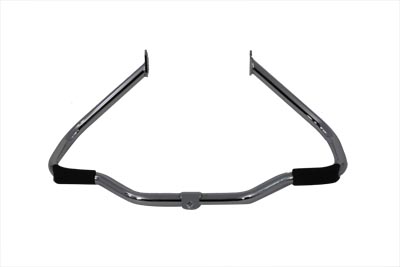 Chrome Front Engine Bar w/ Footpeg Pads for FLT 1997-08 Harley