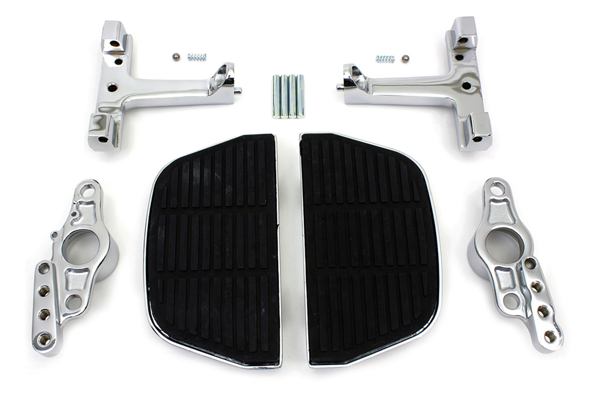 FLT 2007-2008 Passenger Footboard Set with Swingarm Mount Kit