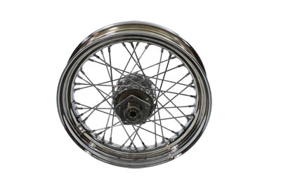 16 x 3 in. Chrome Front Spoked Wheel for FXWG 1980-83 Harley