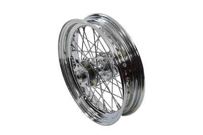 16 x 3 in. Chrome Rear Spoked Wheel for 1982-85 Big Twins & XL