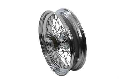 16 x 3.5 in. Chrome Rear Spoked Wheel for 1986-1999 Big Twins & XL