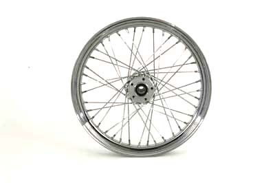 21" x 3.25" Chrome Front 40 Spoke Wheel for FLT 2005-2007