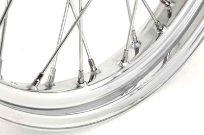 21" x 3.25" Chrome Front 40 Spoke Wheel for FLT 2005-2007