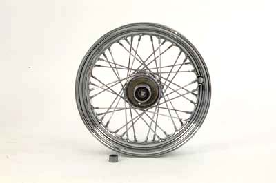 16 x 3 in. Chrome Front 40 Spoke Wheel for FLST 1986-99 Harley
