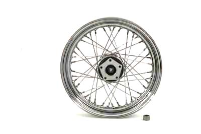 16 x 3 in. Chrome Front 40 Spoke Wheel for FLST 1986-99 Harley