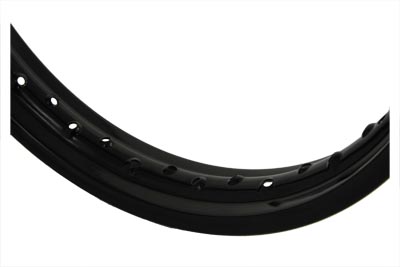 Black 40 Spoke 18 x 2.15 Conventional Wheel Rim for Harley & Customs