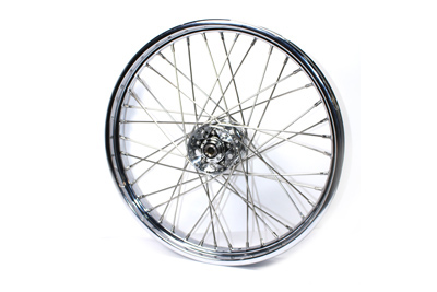 21" x 2.15" Replica Front 40 Spoke Wheel for 1936-66 Big Twins