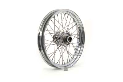 19 in. Front Chrome Spoked Wheel for 1984-95 Harley Big Twins