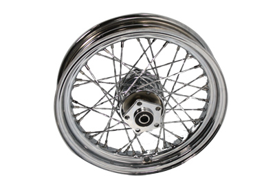 16 x 3 in. Chrome Rear Spoked Wheel for 1986-99 Big Twins & XL