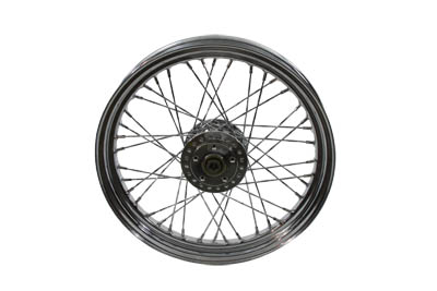 19 x 2.5 in. Chrome Front Spoked Wheel for 1984-99 XL & Big Twins