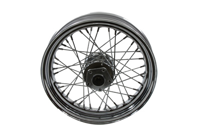 16 x 3 in. Chrome Front 40 Spoke Wheel for FLT 1984-99 Harley